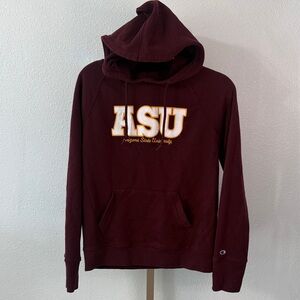 Champion Maroon ASU Arizona State University Hoodie- small